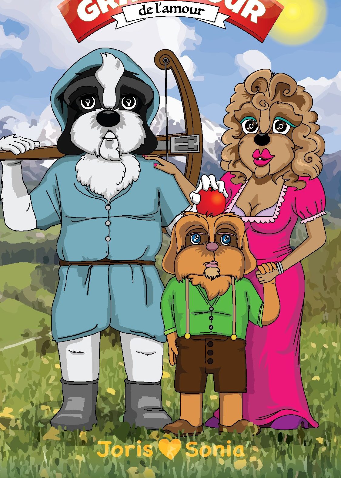 La famille Tell au complet